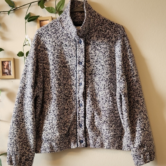 aerie Jackets & Blazers - Aerie - Navy Boucle Jacket - M